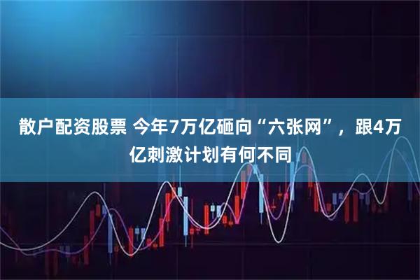 散户配资股票 今年7万亿砸向“六张网”，跟4万亿刺激计划有何不同